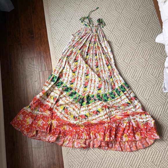 FLOE Dresses & Skirts - Floral Tiered Maxi Dress with Ruffle Hem - Multicolor